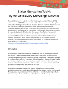 AKN Ethical Storytelling Toolkit